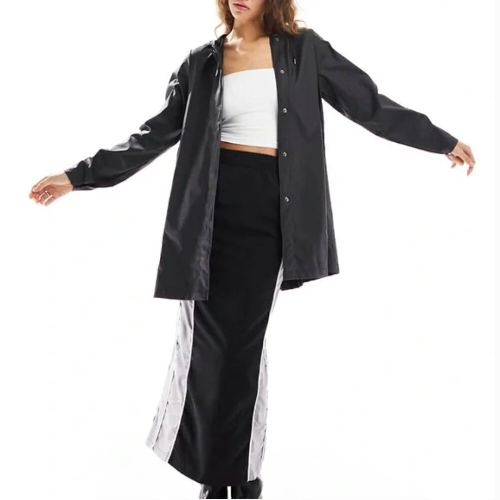 RAINS A-Line Rain Jacket in Black XL - Picture 11 of 16